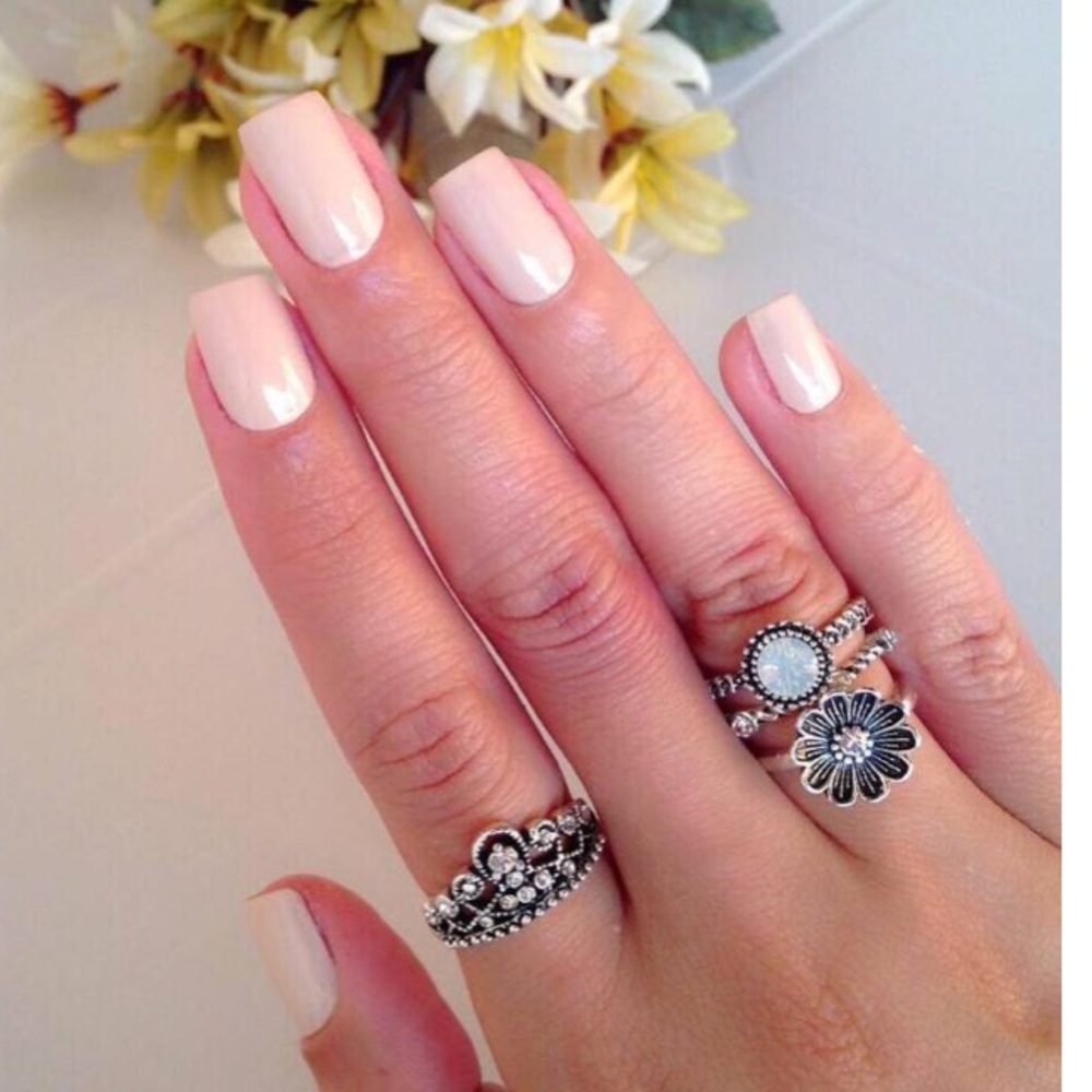 Boho Princess Midi Rings Set - Picture 2 of 4